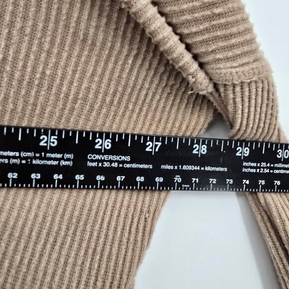 We The Free Women's Brushed Ribbed Knit Cowl Neck Oversized Split Back Sweater - Picture 9 of 10